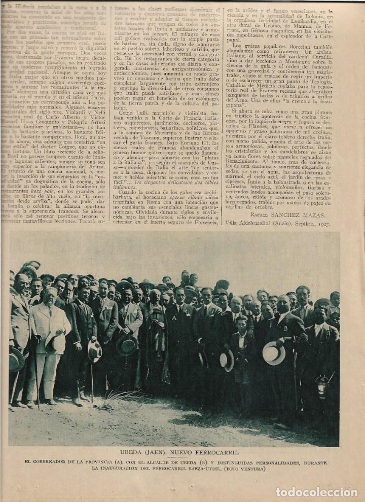 Coleccionismo de Revistas y Peri&oacute;dicos: A&Ntilde;O 1927 UBEDA FERROCARRIL BAEZA UTIEL TENIENTE JOSE OLLERO CELTA DE VIGO FUTBOL VALLADOLID CONGRESO