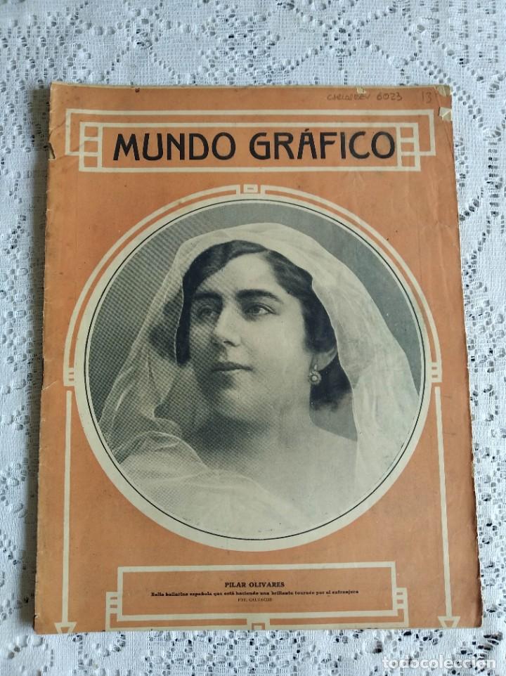 Coleccionismo de Revistas y Peri&oacute;dicos: REVISTA MUNDO GR&Aacute;FICO. A&Ntilde;O 2. N&ordm; 13. 24 ENERO 1912. LOS TOREROS EN EL INVIERNO. FOTOGRAF&Iacute;AS DE..LEER
