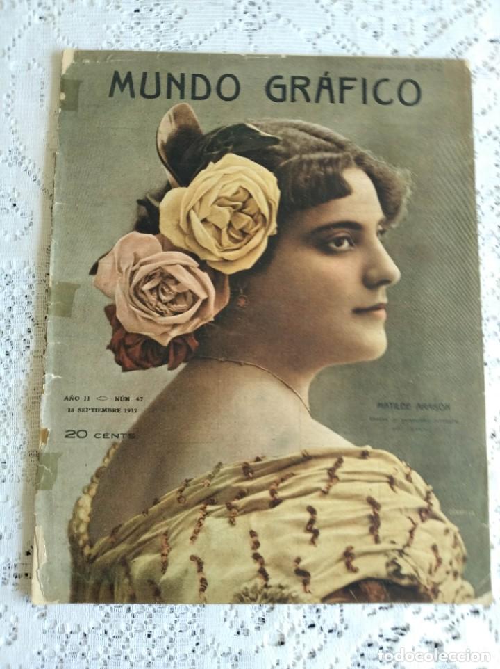 Coleccionismo de Revistas y Peri&oacute;dicos: REVISTA MUNDO GR&Aacute;FICO. A&Ntilde;O 2. N&ordm; 47. 18 SEPT. 1912. CONGRESO INTERNACIONAL DE TUBERCULOSIS......LEER