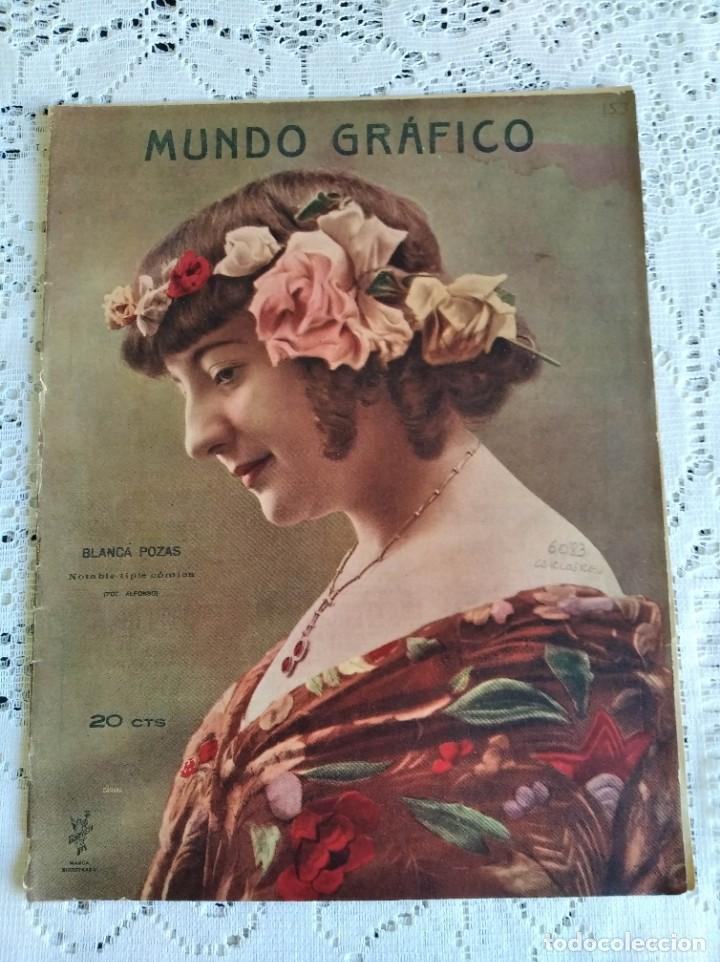 Coleccionismo de Revistas y Peri&oacute;dicos: REVISTA MUNDO GR&Aacute;FICO. A&Ntilde;O 4. N&ordm; 153. 30 SEPT. 1914. CR&Oacute;NICAS LITERARIAS. ASPECTOS DE LA GUERRA.LEER