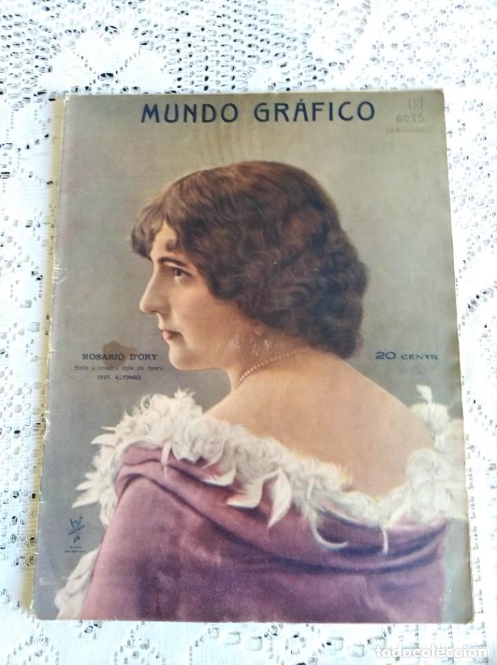 Coleccionismo de Revistas y Peri&oacute;dicos: REVISTA MUNDO GR&Aacute;FICO. A&Ntilde;O 4. N&ordm; 159. 11 NOV. 1914. TRISTEZAS DE LA GUERRA. LAS TROPAS ARGELIN..LEER