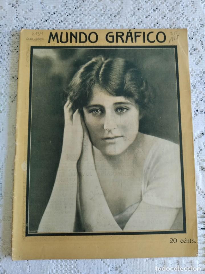 Coleccionismo de Revistas y Peri&oacute;dicos: REVISTA MUNDO GR&Aacute;FICO. A&Ntilde;O 5. N&ordm; 212. 17 NOV. 1915. NUEVO ACORAZADO ALEM&Aacute;N. ELECCIONES DE CONC..LEER