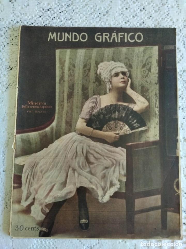 Coleccionismo de Revistas y Peri&oacute;dicos: REVISTA MUNDO GR&Aacute;FICO. A&Ntilde;O 8. N&ordm; 328. 6 FEB. 1918. LA VISTA DE UN PROCESO SENSACIONAL. EL CORR..LEER