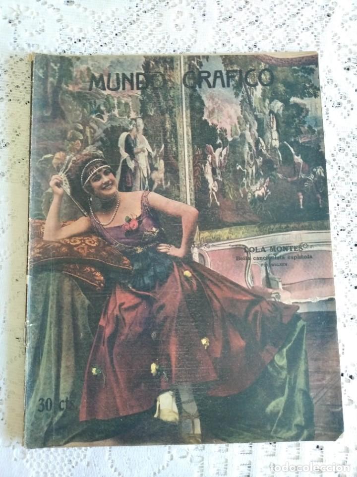 Coleccionismo de Revistas y Peri&oacute;dicos: REVISTA MUNDO GR&Aacute;FICO. A&Ntilde;O 9. N&ordm; 376. 8 ENE. 1919. INSTITUTO LLORENTE. NOTAS GR&Aacute;FICAS DE PROVI..LEER