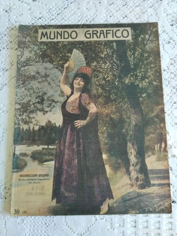 Coleccionismo de Revistas y Peri&oacute;dicos: REVISTA MUNDO GR&Aacute;FICO. A&Ntilde;O 9. N&ordm; 378. 22 ENE. 1919. FIESTA PATRI&Oacute;TICA EN EL HAVRE. ACTUALIDAD...LEER