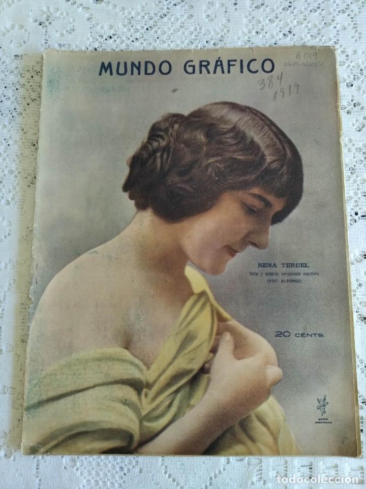 Coleccionismo de Revistas y Peri&oacute;dicos: REVISTA MUNDO GR&Aacute;FICO. A&Ntilde;O 9. N&ordm; 384. 5 MAR. 1919. POR LA CONQUISTA DEL PAN. NOTAS GR&Aacute;FICAS DE..LEER