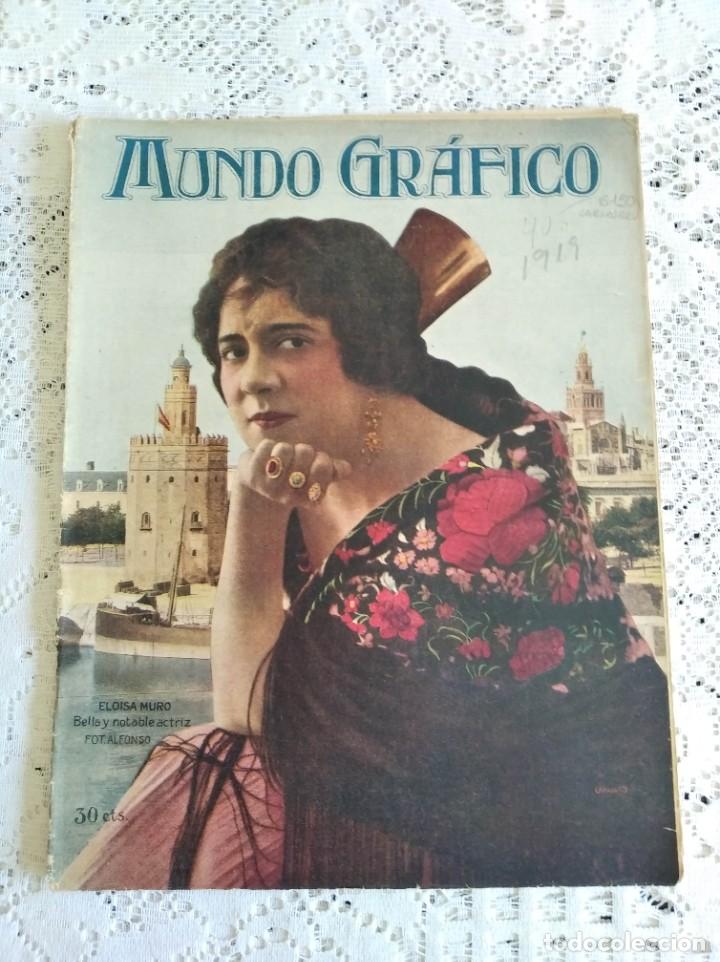 Coleccionismo de Revistas y Peri&oacute;dicos: REVISTA MUNDO GR&Aacute;FICO. A&Ntilde;O 9. N&ordm; 405. 30 JUL. 1919. SAN SEBASTI&Aacute;N EN PLENO VERANO. ENTIERRO DE..LEER