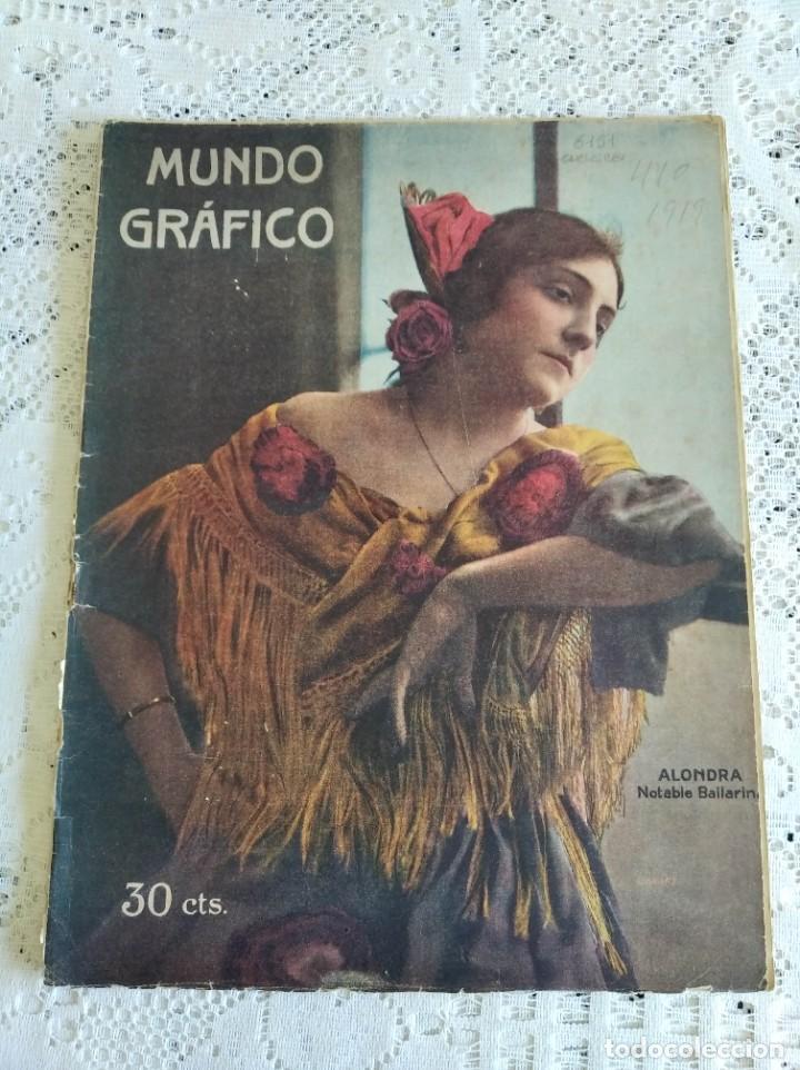 Coleccionismo de Revistas y Peri&oacute;dicos: REVISTA MUNDO GR&Aacute;FICO. A&Ntilde;O 9. N&ordm; 410. 3 SEP. 1919. REY DE INGLATERRA EN ESCOCIA. FOTOGRAF&Iacute;A AR..LEER