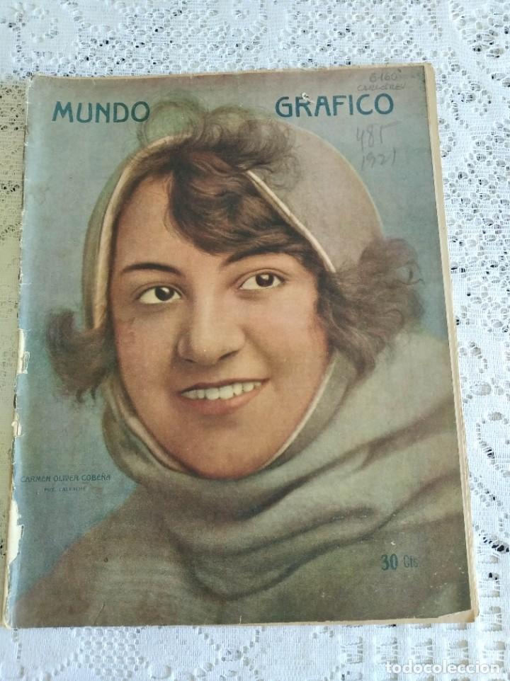 Coleccionismo de Revistas y Peri&oacute;dicos: REVISTA MUNDO GR&Aacute;FICO. A&Ntilde;O 11. N&ordm; 485. 16 FEB. 1921. UNA IGLESIA BARROCA INCENDIADA. EMBAJADA...LEER