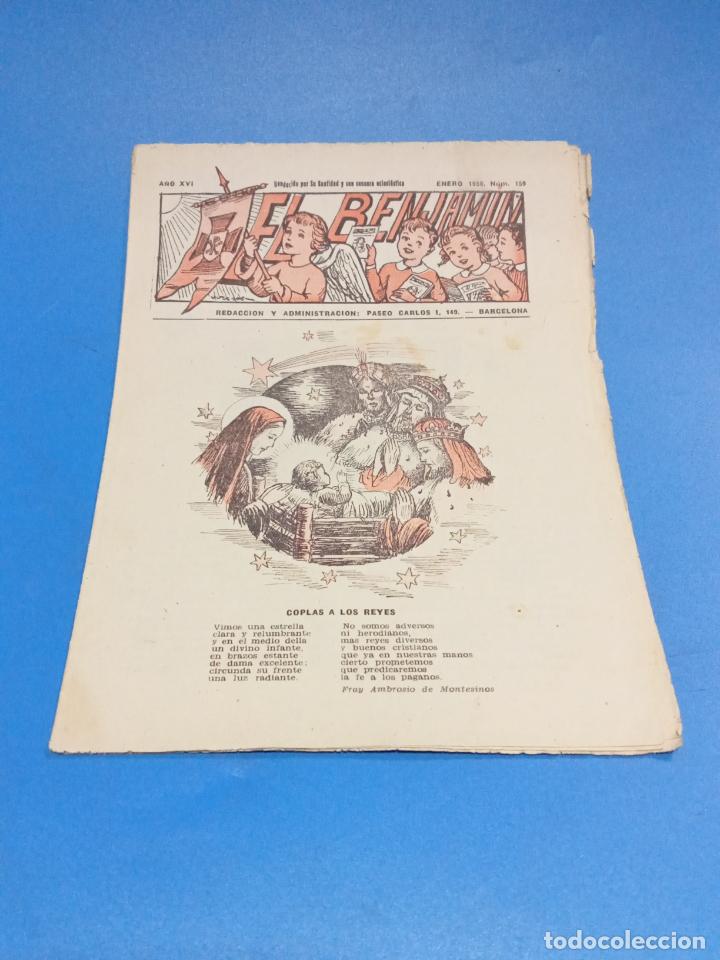 Coleccionismo de revistas y peri&oacute;dicos: REVISTA RELIGIOSA. EL BENJAM&Iacute;N. 1956. N&ordm; 159. COPLAS A LOS REYES. VER