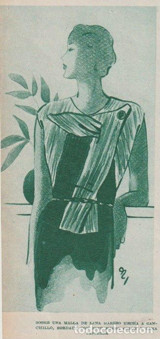 Collezionismo di Riviste e Giornali: * LABORES * Chalecos a crochet y lanas pasadas / Knitted - 1934