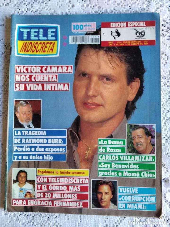 Collection Magazines and Newspapers: REVISTA TELE INDISCRETA. N&ordm; 338. AGO 1991. EL HUMOR VISTO POR MUJERES DIFERENTES. LA RECETA DE..LEER