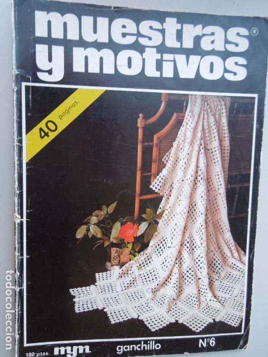 Coleccionismo de Revistas y Peri&oacute;dicos: MUESTRAS Y MOTIVOS REVISTA N&ordm; 6 - GANCHILLO