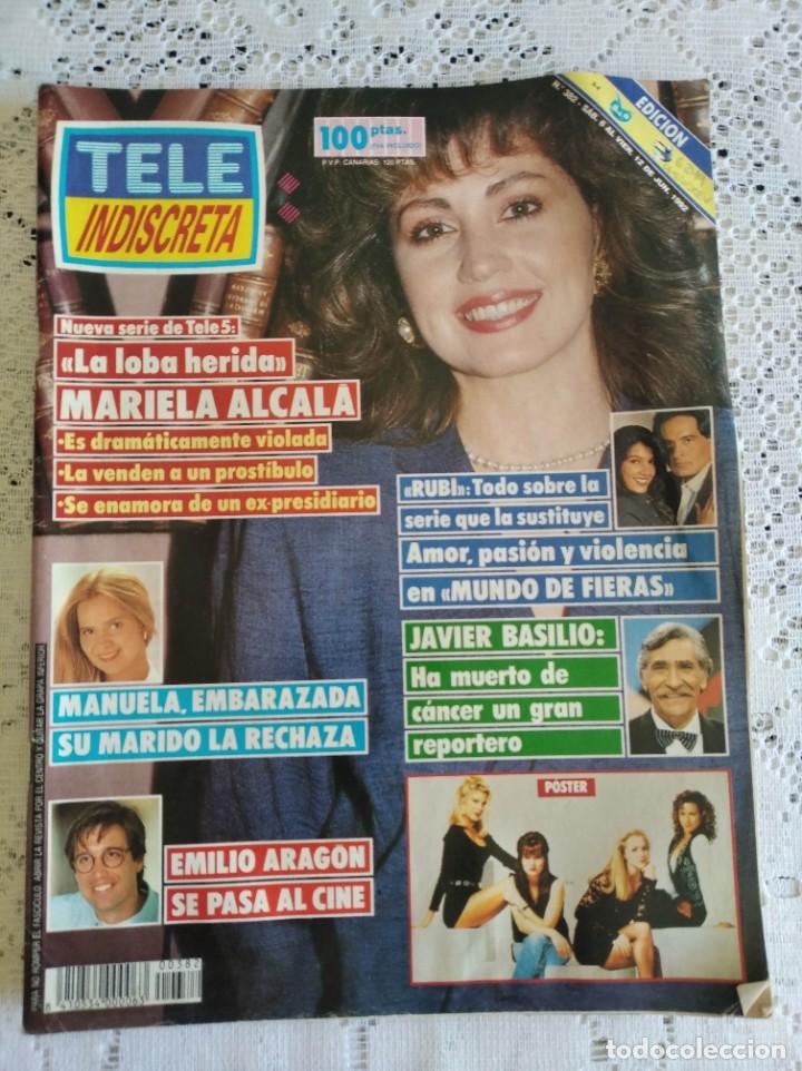 Collezionismo di Riviste e Giornali: REVISTA TELE INDISCRETA. N&ordm; 382. JUN 1992. CORBIN BERSEN CONSTRUYE CASAS PARA FAMILIAS SIN HO..LEER