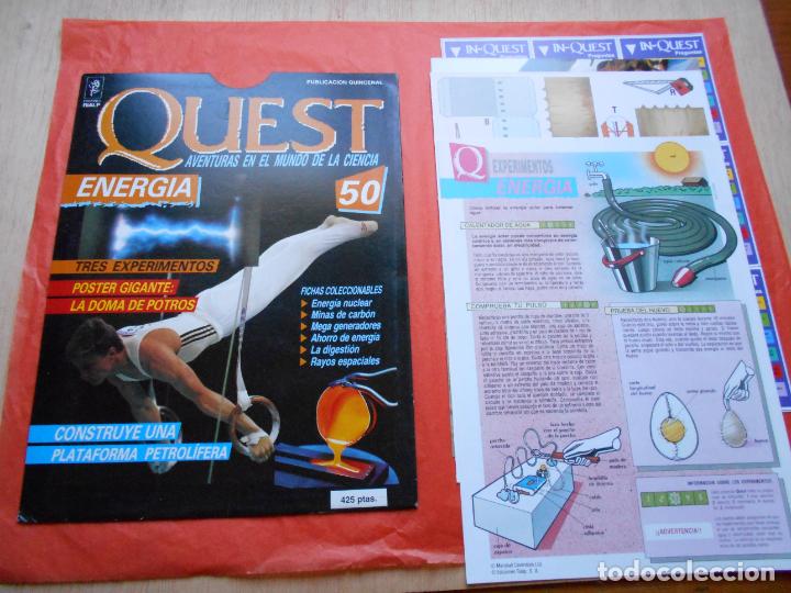 Collectionnisme de Revues et Journaux: QUEST AVENTURAS EN EL MUNDO DE LAS CIENCIA N&ordm; 50 ENERGIA