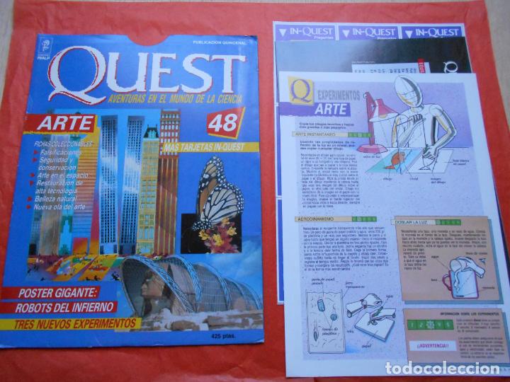 Collectionnisme de Revues et Journaux: QUEST AVENTURAS EN EL MUNDO DE LAS CIENCIA N&ordm; 48 ARTE