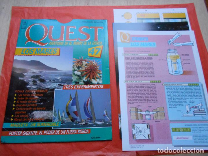 Collectionnisme de Revues et Journaux: QUEST AVENTURAS EN EL MUNDO DE LAS CIENCIA N&ordm; 47 LOS MARES