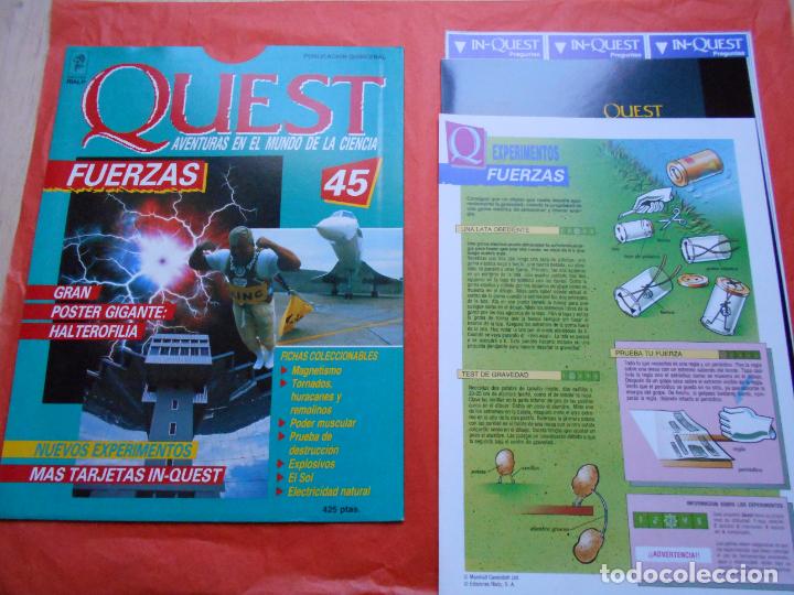 Collectionnisme de Revues et Journaux: QUEST AVENTURAS EN EL MUNDO DE LAS CIENCIA N&ordm; 45 FUERZAS
