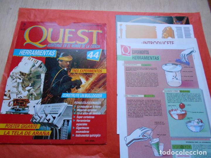 Collectionnisme de Revues et Journaux: QUEST AVENTURAS EN EL MUNDO DE LAS CIENCIA N&ordm; 44 HERRAMIENTAS