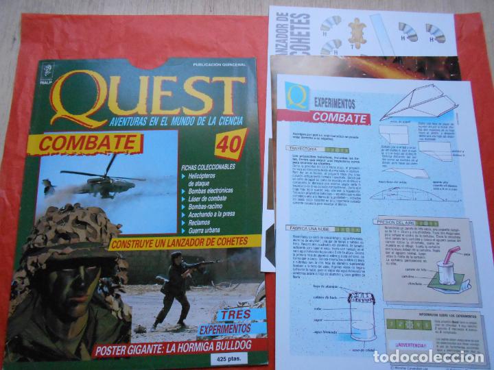 Collectionnisme de Revues et Journaux: QUEST AVENTURAS EN EL MUNDO DE LAS CIENCIA N&ordm; 40 COMBATE
