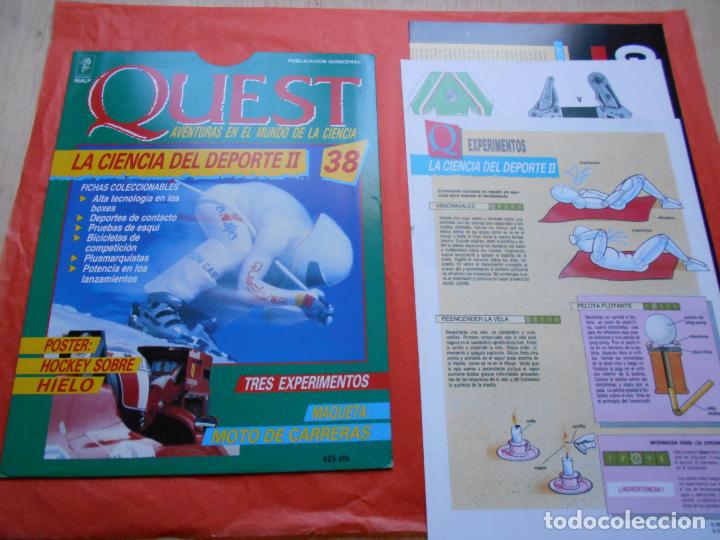 Collectionnisme de Revues et Journaux: QUEST AVENTURAS EN EL MUNDO DE LAS CIENCIA N&ordm; 38 LA CIENCIA DEL DEPORTE II