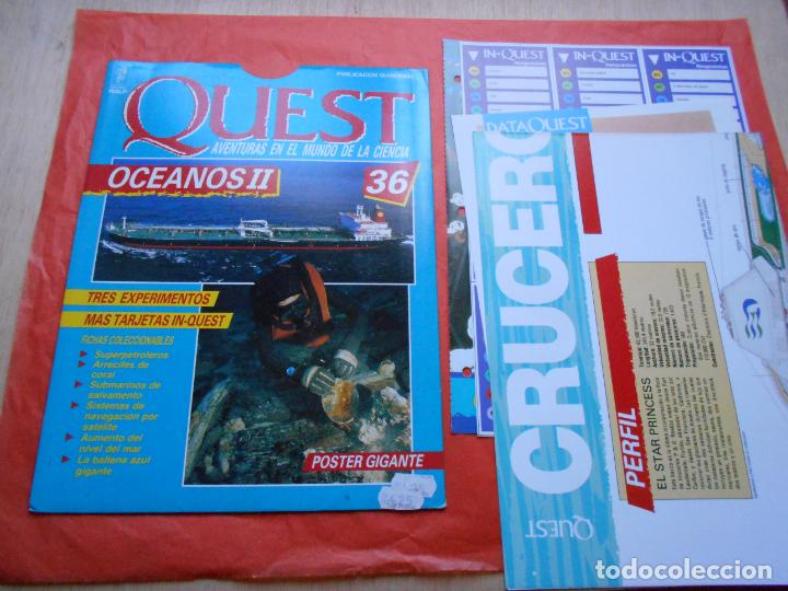 Collectionnisme de Revues et Journaux: QUEST AVENTURAS EN EL MUNDO DE LAS CIENCIA N&ordm; 36 OCEANOS II