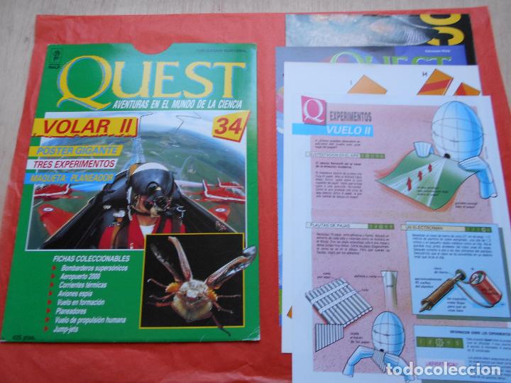Collectionnisme de Revues et Journaux: QUEST AVENTURAS EN EL MUNDO DE LAS CIENCIA N&ordm; 34 VOLAR II