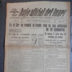Coleccionismo de Revistas y Periódicos: BATALLA EN EL FRENTE ANDALUZ GRAN VICTORIA PERIÓDICO GUERRA CIVIL 31/01/38. Lote 344791423