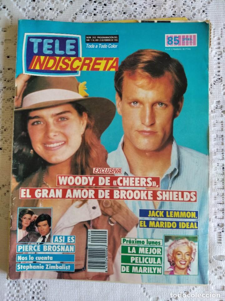 Collezionismo di Riviste e Giornali: REVISTA TELE INDISCRETA. N&ordm; 262. FEB 1990. JACK LEMMON: MIL CARAS EN EL CINE, UNA SOLA EN EL A..LEER