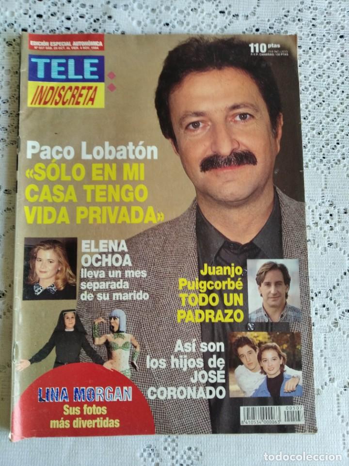 Collezionismo di Riviste e Giornali: REVISTA TELE INDISCRETA. N&ordm; 507. OCT-NOV 1994. ELENA OCHOA SE SEPAR&Oacute; DE LUIS RACIONERO. LOS PR..LEER