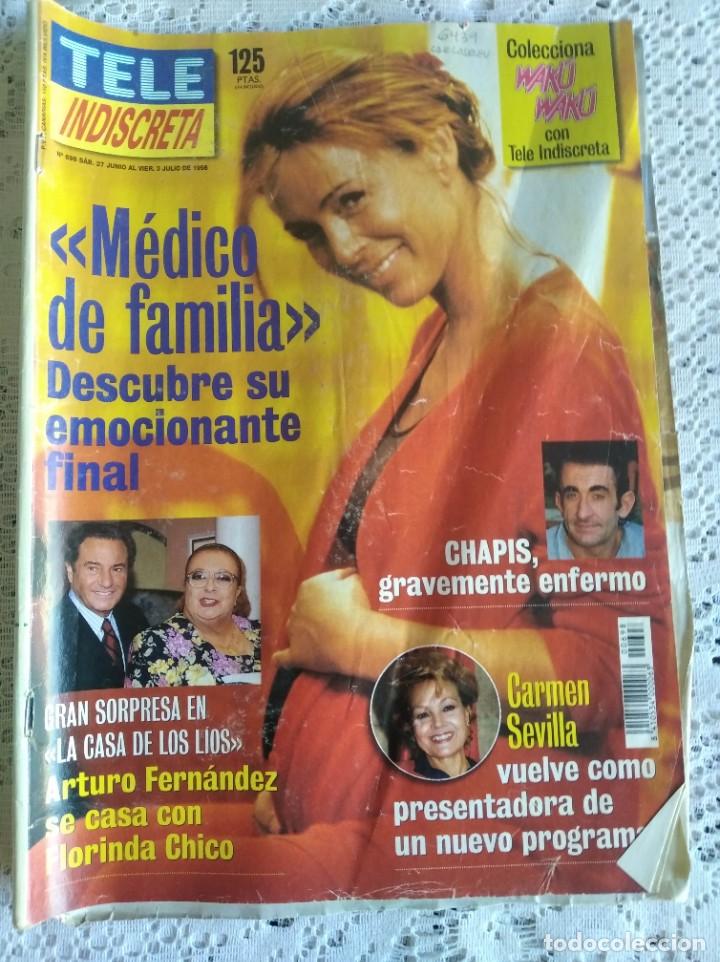 Coleccionismo de Revistas y Peri&oacute;dicos: REVISTA TELE INDISCRETA. N&ordm; 698. JUN-JUL 1998. CARMEN SEVILLA VUELVE A TV. JORGE JAVIER V&Aacute;ZQUE..LEER