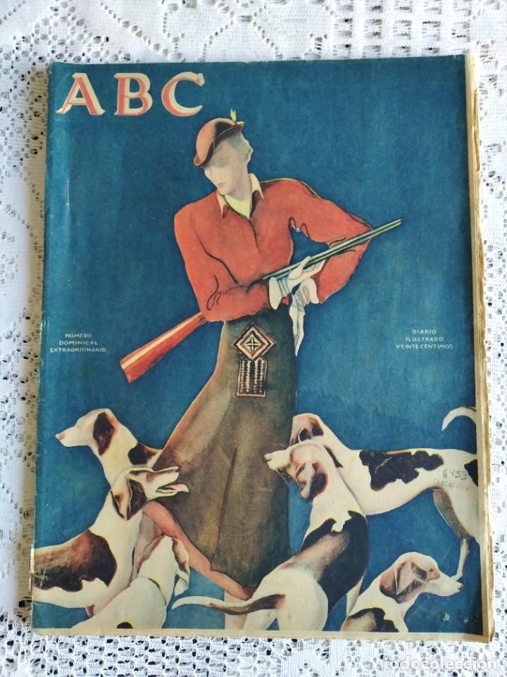 Coleccionismo de Revistas y Peri&oacute;dicos: REVISTA ABC. A&Ntilde;O 1932. N&ordm; 9.037. LAS ESTATUAS M&Aacute;S ANTIGUAS DE LA HUMANIDAD. EL FRACASO DE MACIA.LEER