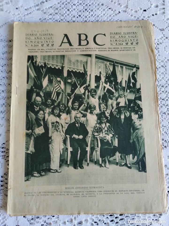 Coleccionismo de Revistas y Peri&oacute;dicos: REVISTA ABC. A&Ntilde;O 1929. N&ordm; 8.264. LA MUERTE DE LA PANDERETA. LA LITERATURA ESPA&Ntilde;OLA EN EL EXTRA..LEER