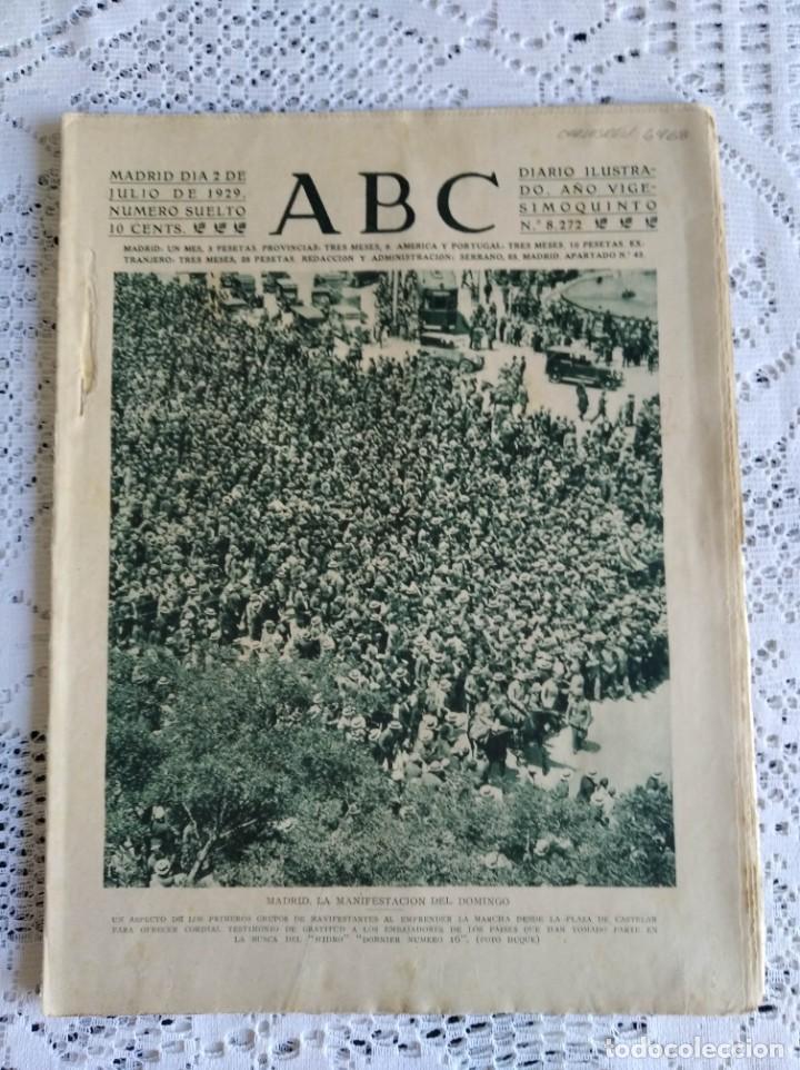 Coleccionismo de Revistas y Peri&oacute;dicos: REVISTA ABC. A&Ntilde;O 1929. N&ordm; 8.272. EL AER&Oacute;DROMO DE GETAFE. LA EXPOSICI&Oacute;N INTERNACIONAL DE BARCEL..LEER