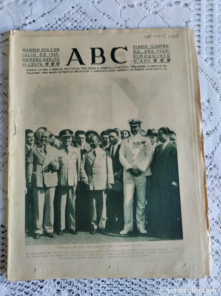 Coleccionismo de Revistas y Peri&oacute;dicos: REVISTA ABC. A&Ntilde;O 1929. N&ordm; 8.273. LA ESTIGMATIZADA DE BAVIERA. GIBRALTAR, PALACIO DEL GOBERNADOR.LEER