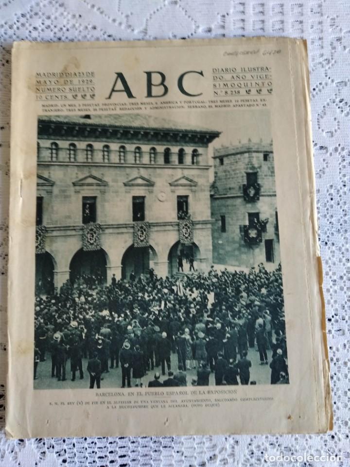 Coleccionismo de Revistas y Peri&oacute;dicos: REVISTA ABC. A&Ntilde;O 1929. N&ordm; 8.238. INFORMACIONES DE MARRUECOS. EL REGRESO A ESPA&Ntilde;A DE LOS AVIADO..LEER