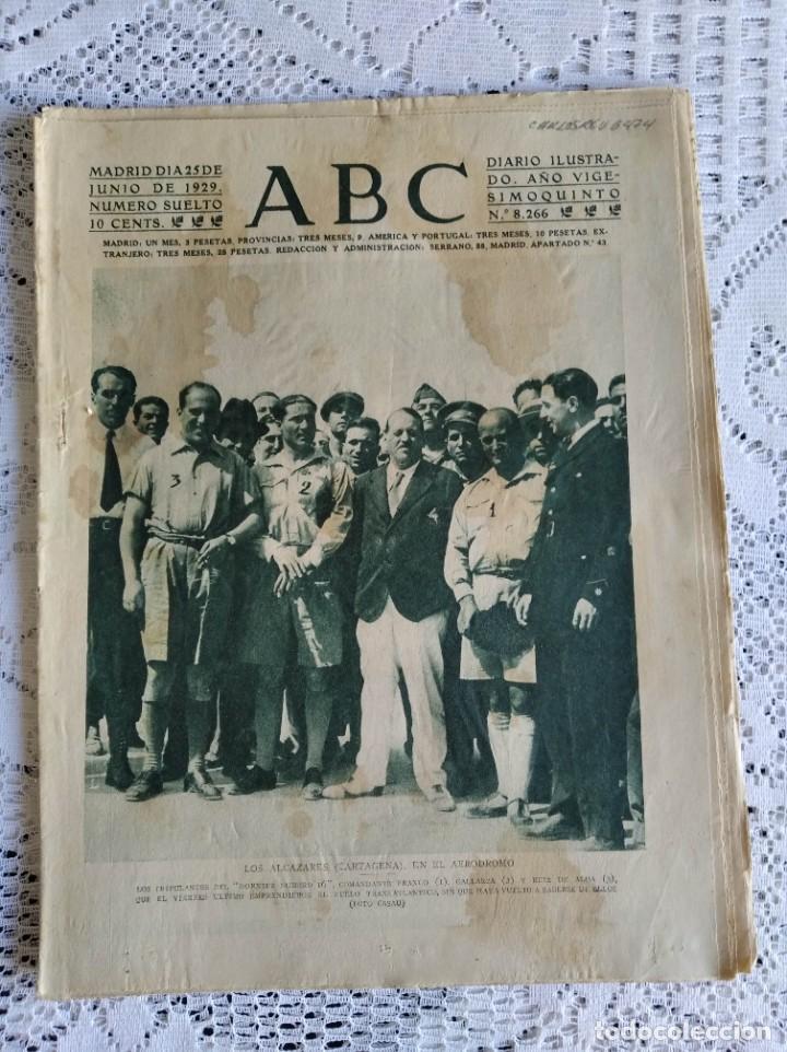 Coleccionismo de Revistas y Peri&oacute;dicos: REVISTA ABC. A&Ntilde;O 1929. N&ordm; 8.266. EL ESCORIAL, UNA FIESTA HIST&Oacute;RICO-ART&Iacute;STICA. INFORMACIONES TA..LEER