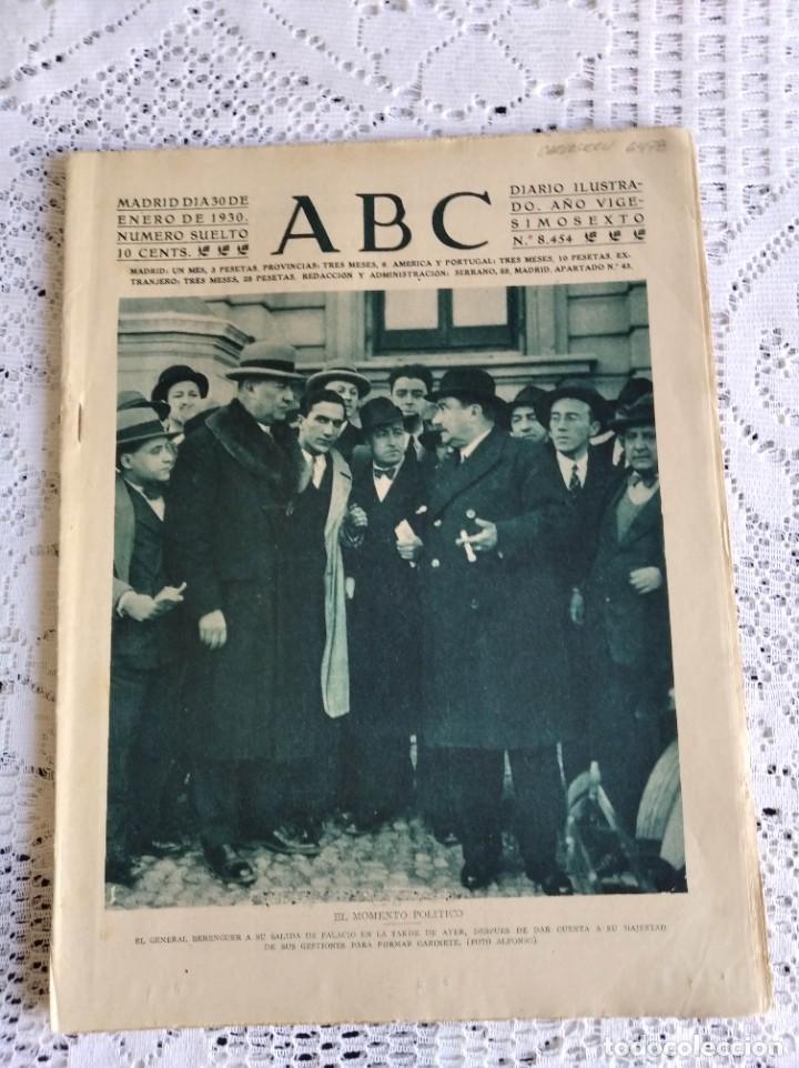 Coleccionismo de Revistas y Peri&oacute;dicos: REVISTA ABC. A&Ntilde;O 1930. N&ordm; 8.454. EL TEATRO EN MADRID. LA CONFERENCIA NAVAL DE LONDRES. LA CRIS..LEER