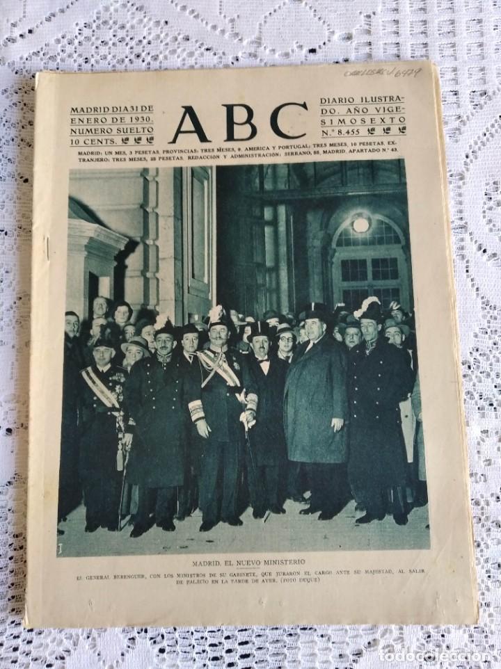 Coleccionismo de Revistas y Peri&oacute;dicos: REVISTA ABC. A&Ntilde;O 1930. N&ordm; 8.455. MINISTERIO BERENGUER. LA MEZQUITA MUSULMANA. HAIT&Iacute;. TRANSMISI..LEER