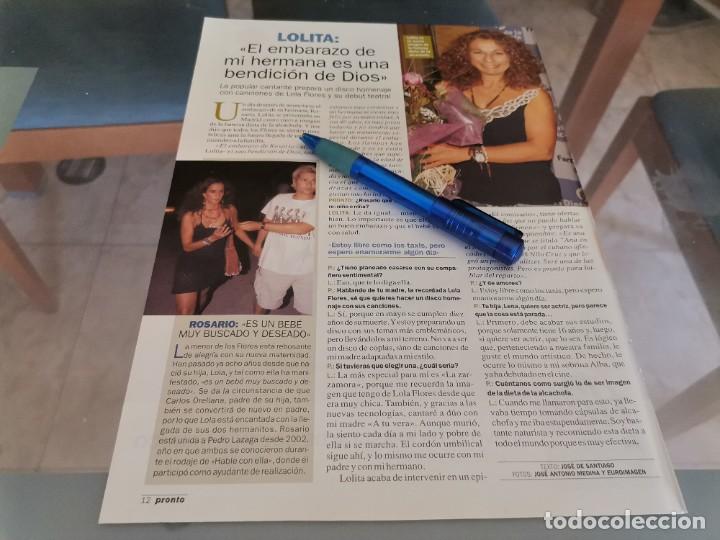 Coleccionismo de Revistas y Peri&oacute;dicos: LOLITA REVERSO ANUNCIO SUAVIZANTE FLOR NENUCO RECORTE REVISTA 2005