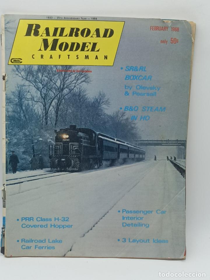 Collezionismo di Riviste e Giornali: RAIL ROAD MODEL FEBRERO 1968