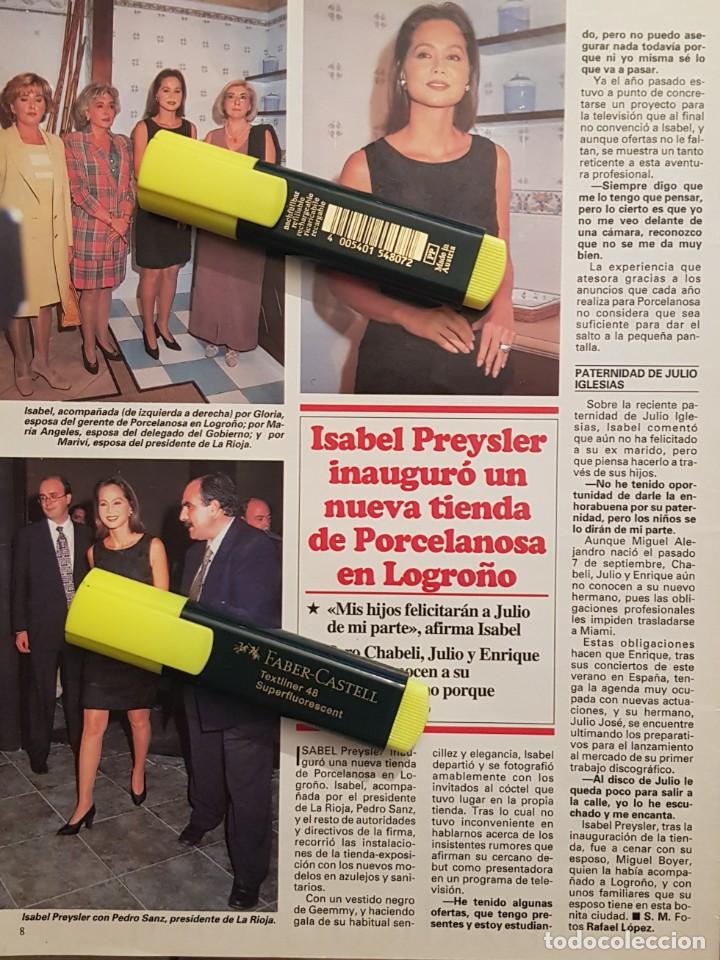 Coleccionismo de Revistas y Peri&oacute;dicos: Reportaje Isabel Preysler 01.10.1997