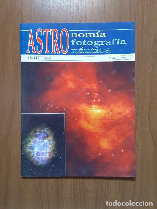 Coleccionismo de revistas y peri&oacute;dicos: Astronom&iacute;a, Astrofotograf&iacute;a y Astron&aacute;utica 81