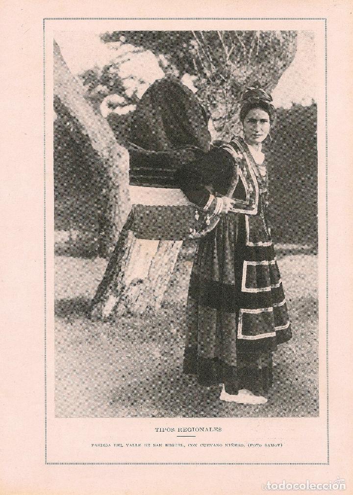 Coleccionismo de Revistas y Peri&oacute;dicos: * PASIEGOS * CUEVANA * Payesa del valle de San Miguel con cu&eacute;vano ni&ntilde;ero - 1925