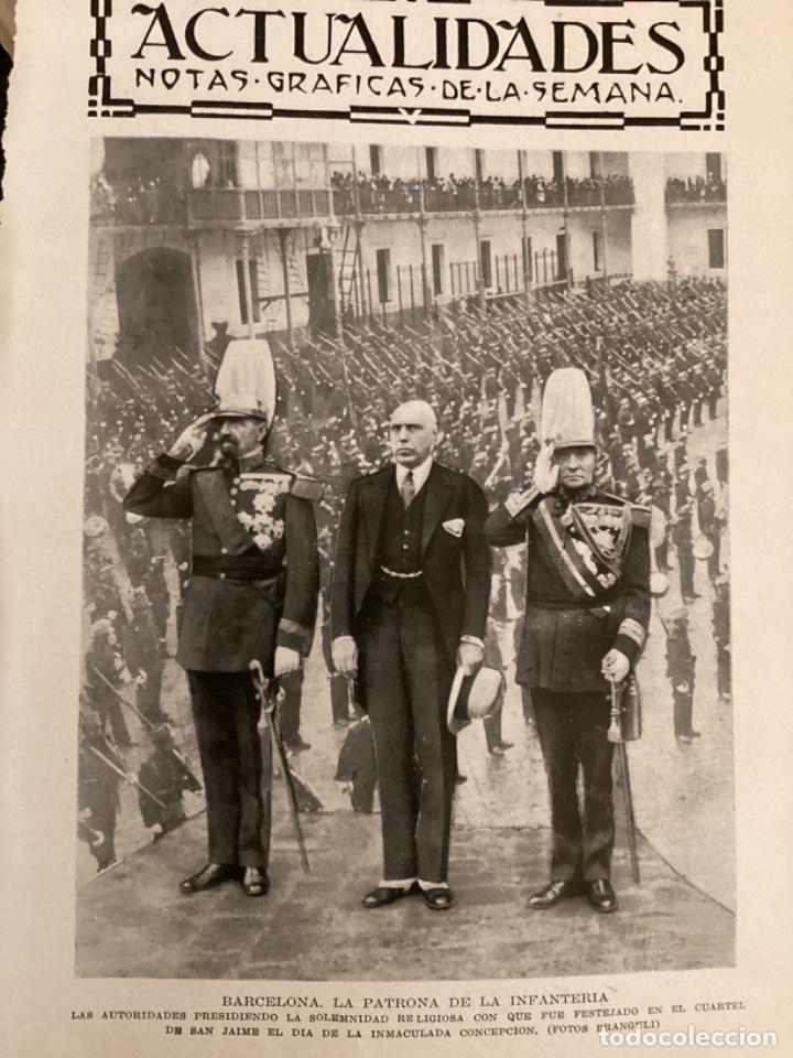 Coleccionismo de revistas y peri&oacute;dicos: LA INMACULADA CONCEPCI&Oacute;N, PATRONA D LA INFANTERIA, BARCELONA 1928 HOJA REVISTA