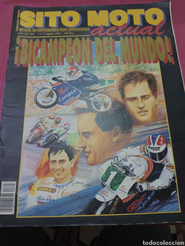 Coleccionismo de Revistas y Peri&oacute;dicos: Revista S&oacute;lo Moto - Especial Sito Pons 1989