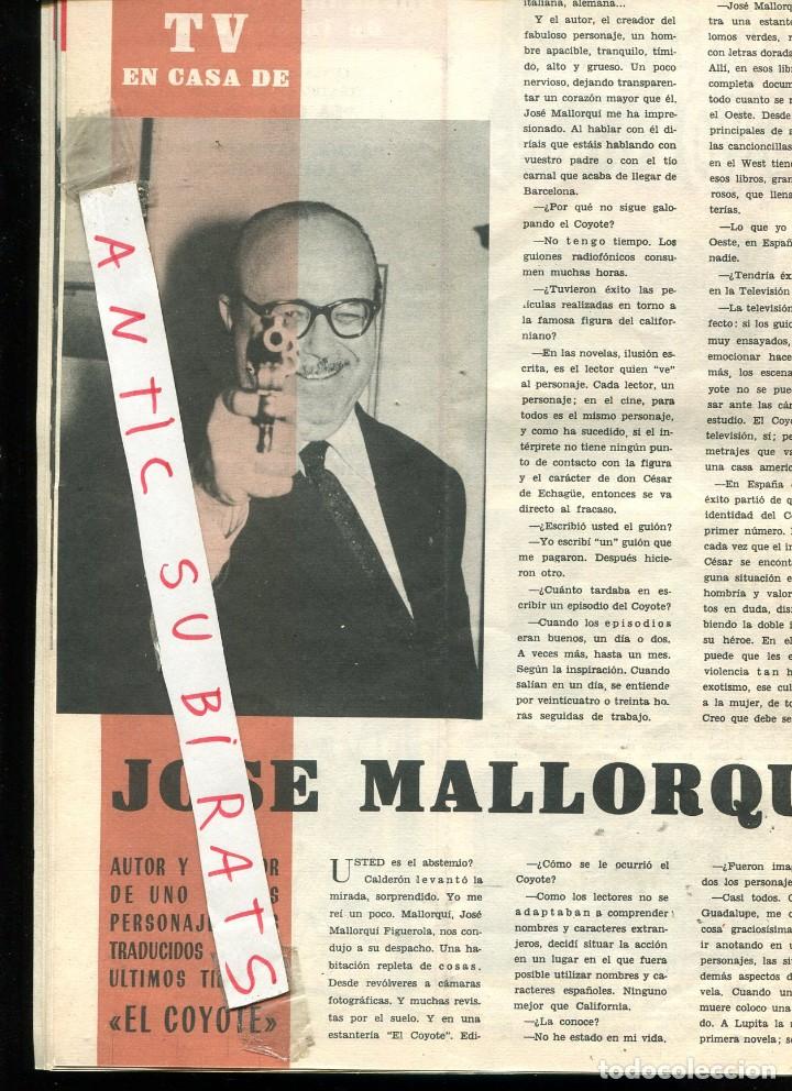 Sammeln von Zeitschriften und Zeitungen: REVISTA A&Ntilde;O 1959 LA CHUNGA BAILADORA DE FLAMENCO JOSE MALLORQUIN EL COYOTE DIBUJANTE MAXIMO