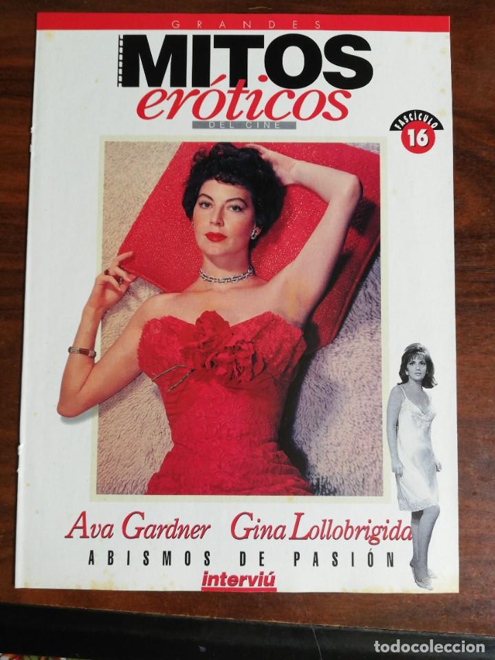 Coleccionismo de Revistas y Peri&oacute;dicos: INTERVI&Uacute;. AVA GARDNER / GINA LOLLOBRIGIDA. MITOS ER&Oacute;TICOS DEL CINE. N&ordm; 16. (COLECCIONABLE)