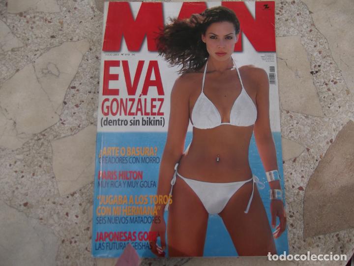 Collezionismo di Riviste e Giornali: man n&ordm; 213, 2005, eva gonzalez, paris hilton, japonesas gore, daniela blume, samantha