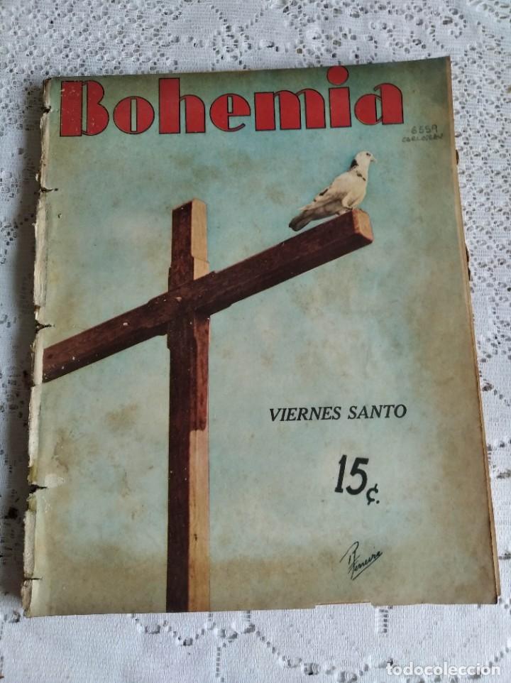 Collezionismo di Riviste e Giornali: CUBA. REVISTA BOHEMIA. A&Ntilde;O 1950. N&ordm; 15. EL CANCILLER DIHIGO DEFIENDE LA DEMOCRACIA. SE EXTINGU..LEER